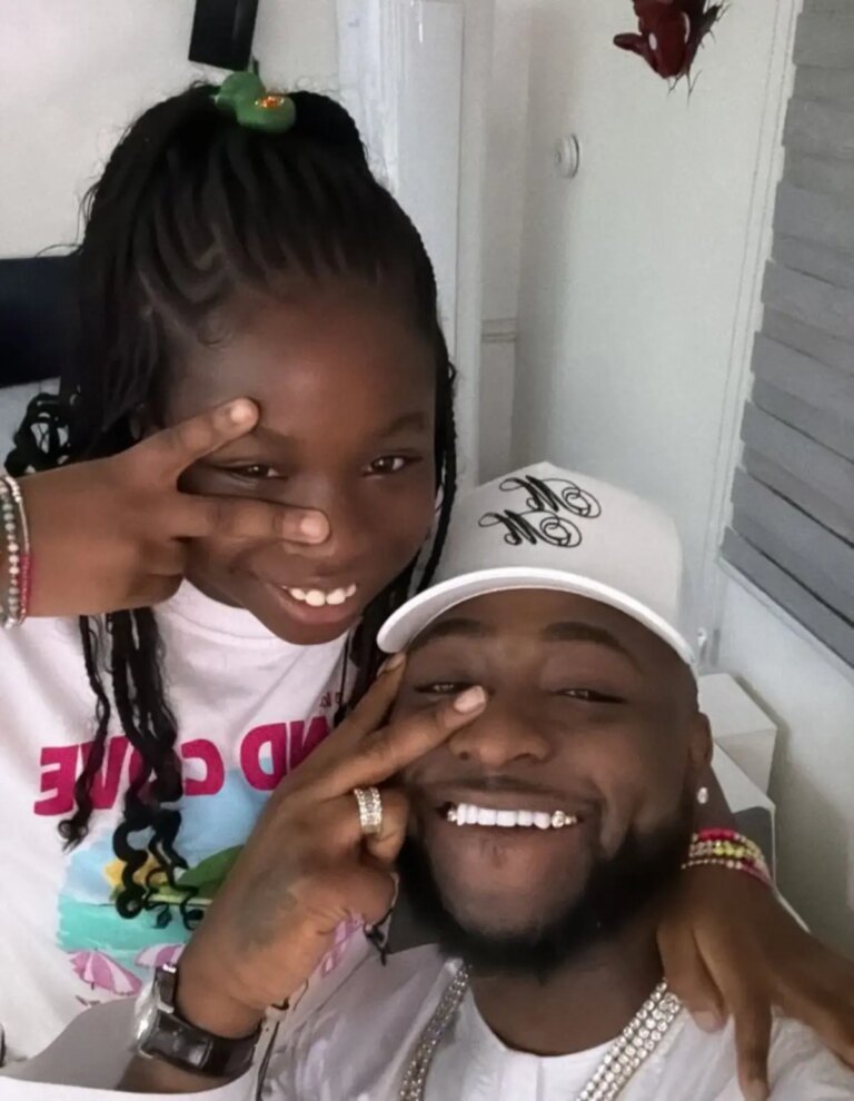 Davido lastly reunites with daughter Imade after custody battle
