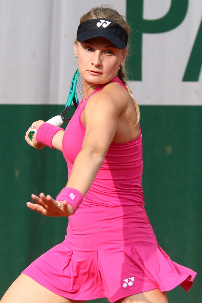Dayana Yastremska at the 2023 French Open. File photograph.